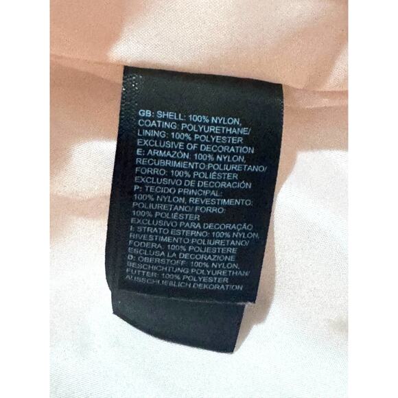 The North Face Pink Hooded Rain Jacket Windbreaker Sz S - Picture 7 of 8